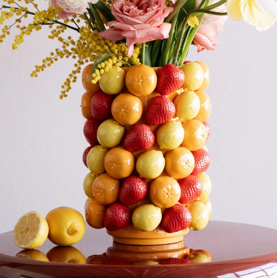 Vase Fruit Parade 33cm