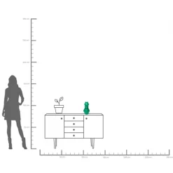 Vase Gina Grün 30cm