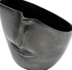 Vase Half Face Anthrazit 31cm