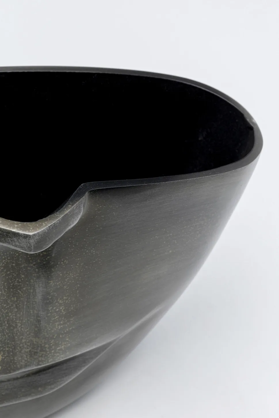 Vase Half Face Anthrazit 31cm