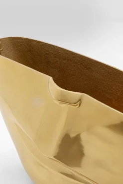 Vase Half Face Gold 46cm