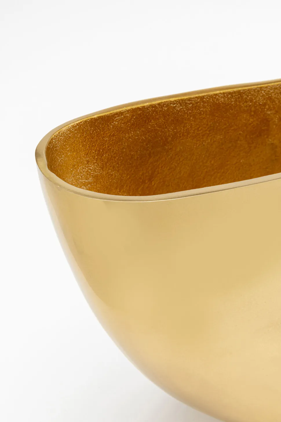 Vase Half Face Gold 38cm