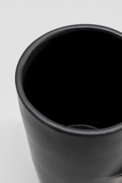 Vase Labbra Schwarz 22cm