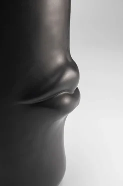 Vase Labbra Schwarz 22cm