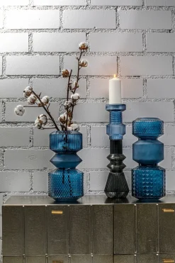 Vase Marvelous Duo Blau 36cm