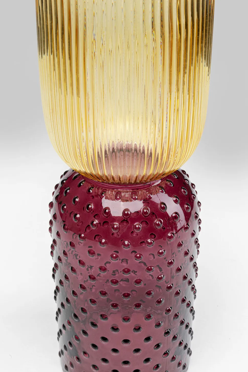 Vase Marvelous Duo Gelb Lila 38cm