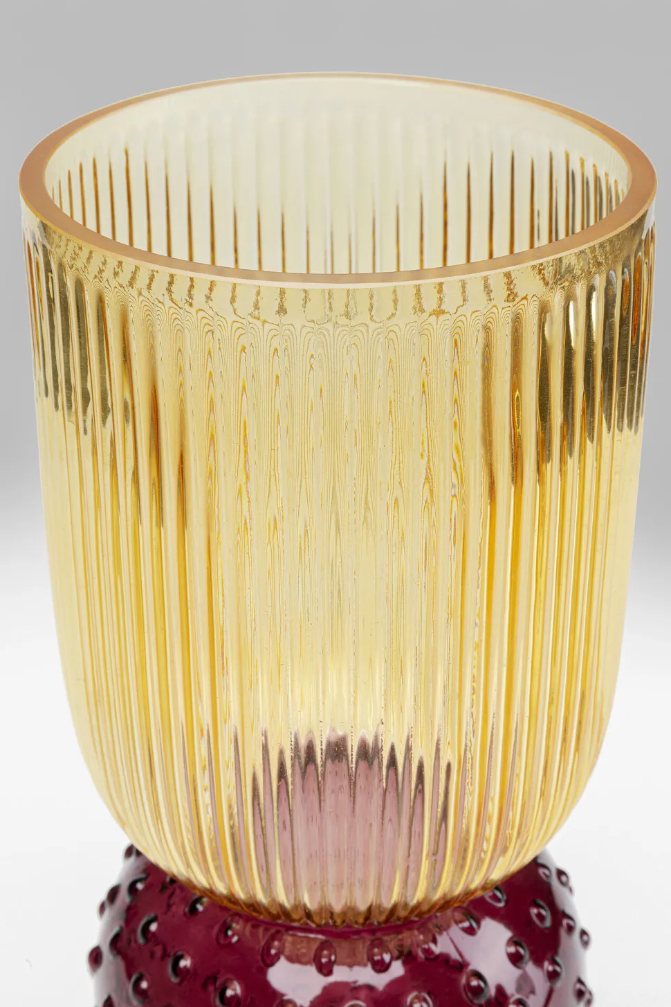 Vase Marvelous Duo Gelb Lila 38cm