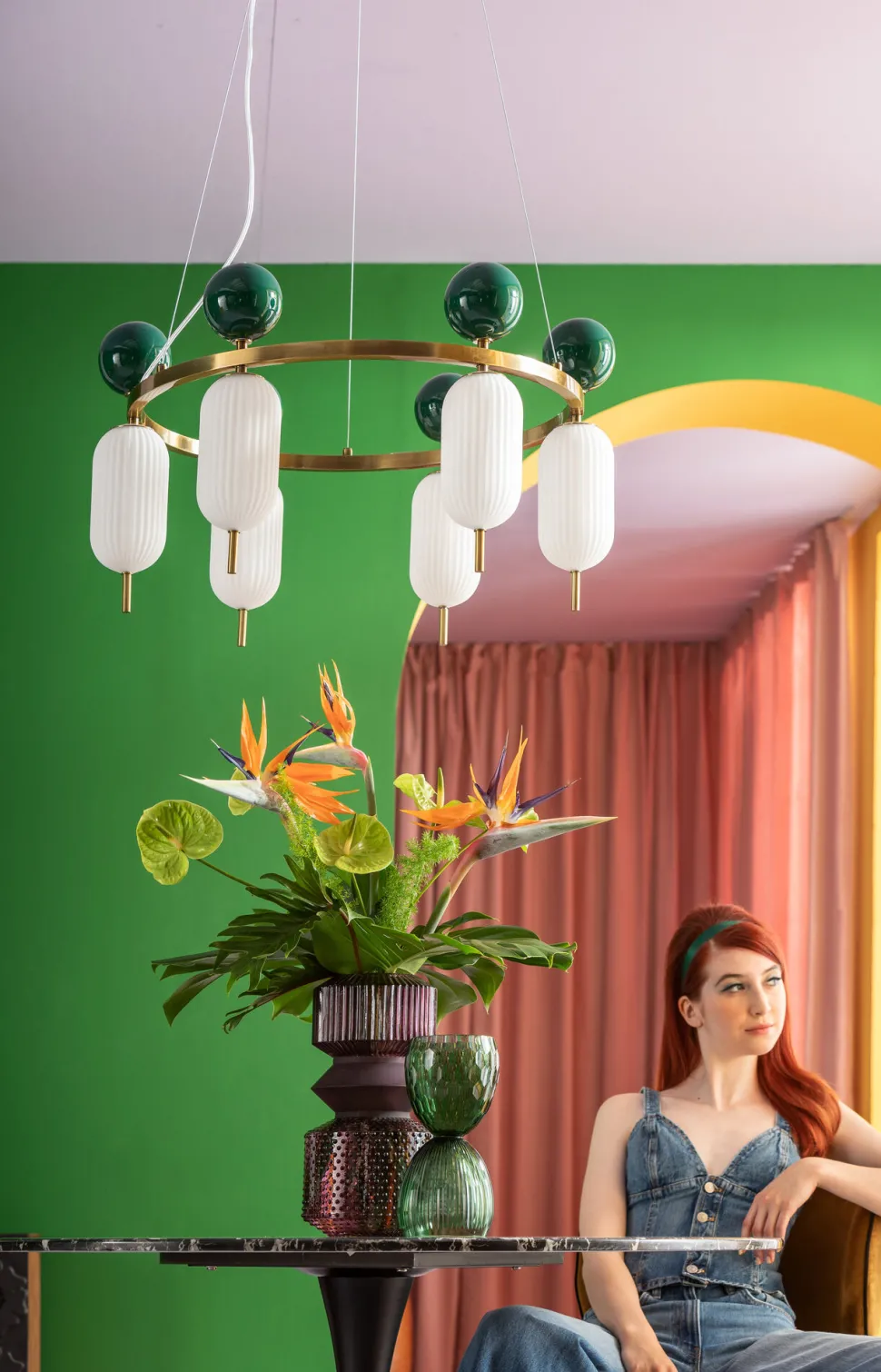 Vase Marvelous Duo Pink 36cm