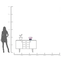 Vase Marvelous Duo Rot Blau 21