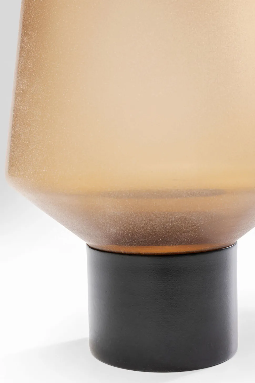 Vase Noble Ring Amber Matt 26cm