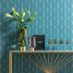 Vase Noble Ring Lila 26cm