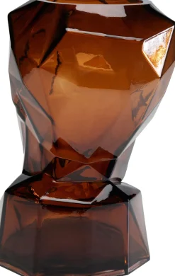 Vase Prisma Face Braun 30cm