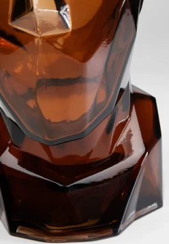 Vase Prisma Face Braun 30cm