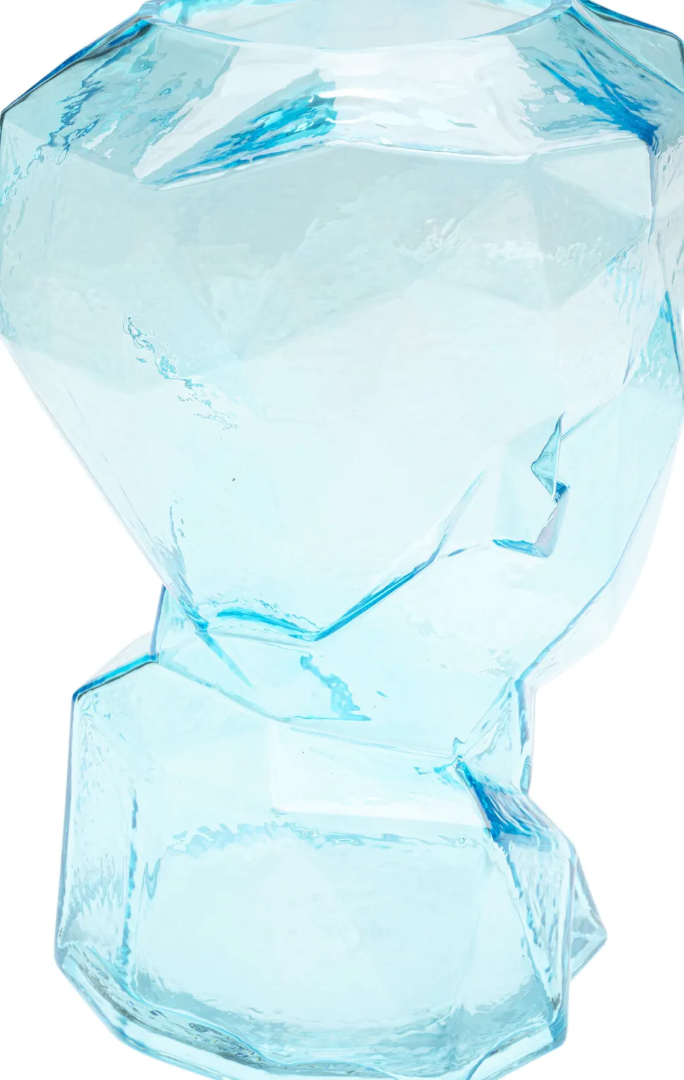 Vase Prisma Face Hellblau 30cm