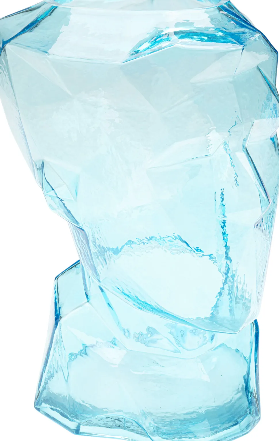 Vase Prisma Face Hellblau 30cm