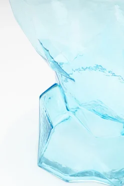 Vase Prisma Face Hellblau 30cm