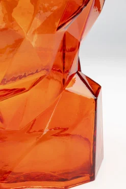 Vase Prisma Face Orange 30cm