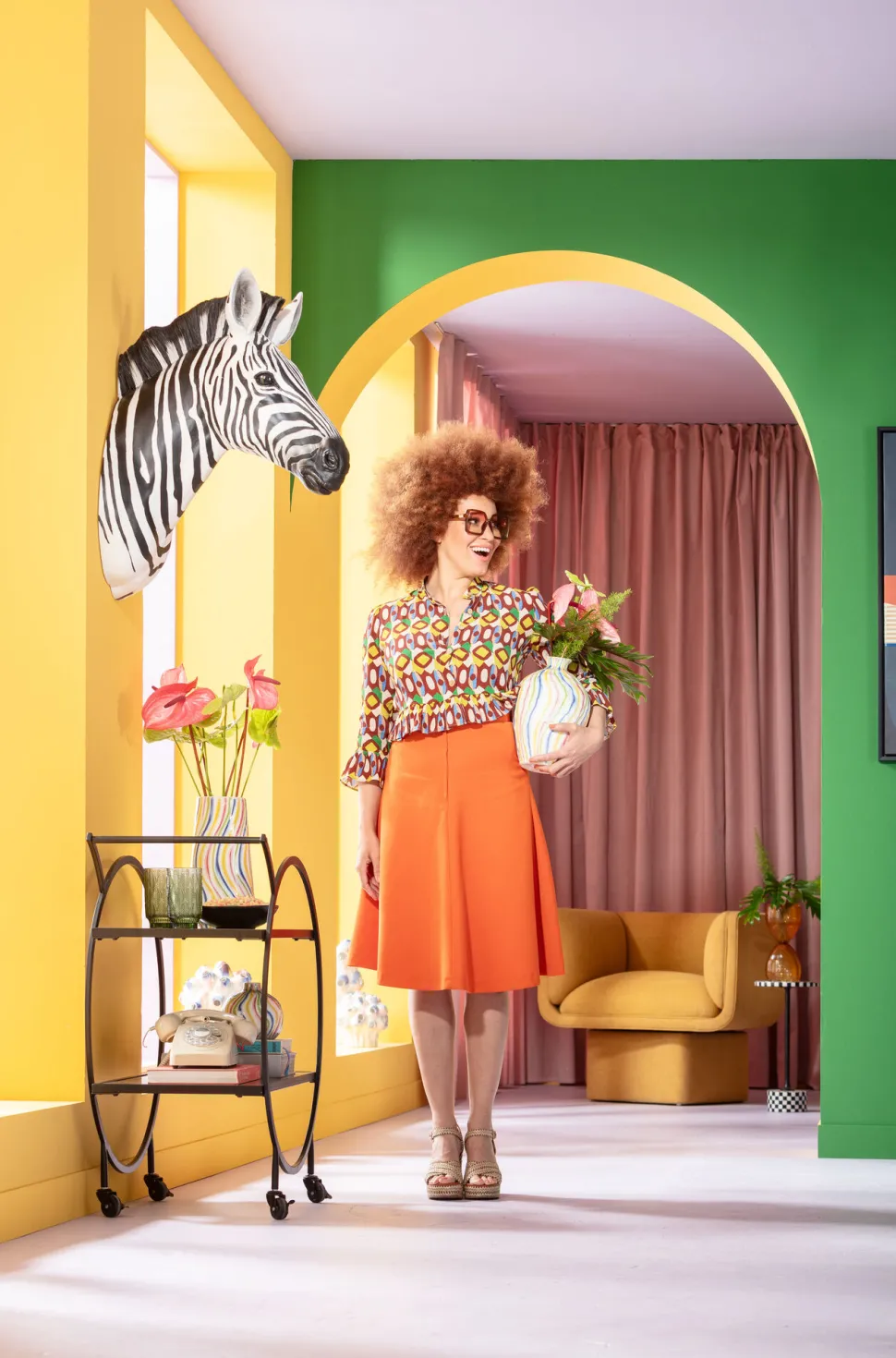 Vase Rivers Colore 30cm