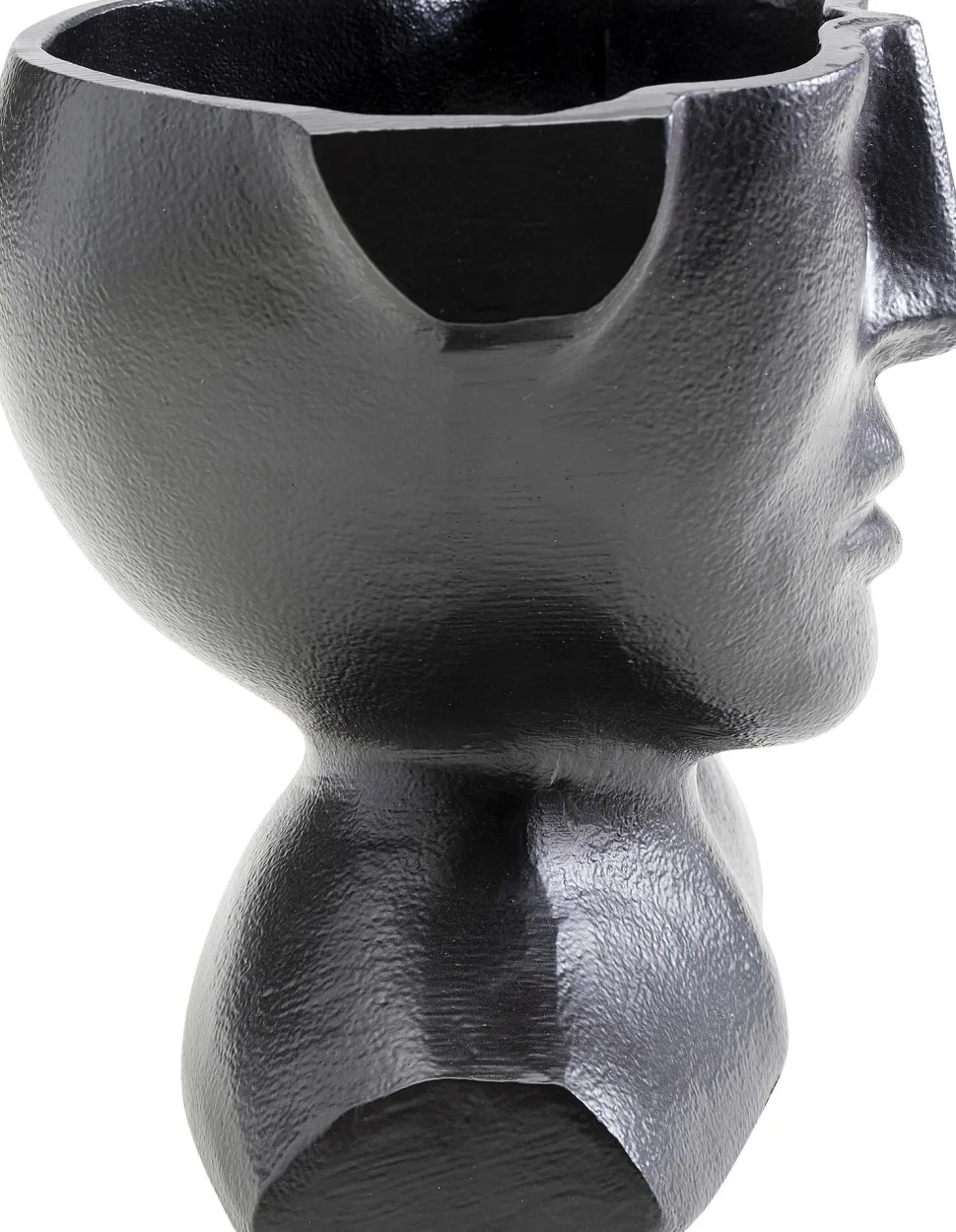 Vase Rostro Schwarz 17cm