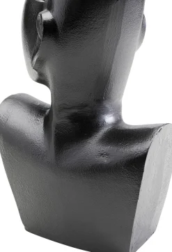 Vase Rostro Side Schwarz 27cm