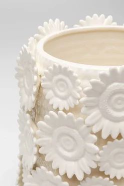 Vase Sunflowers Weiß 30cm