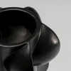 Vase Viento Schwarz 35cm