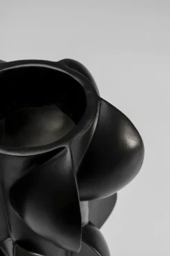 Vase Viento Schwarz 35cm