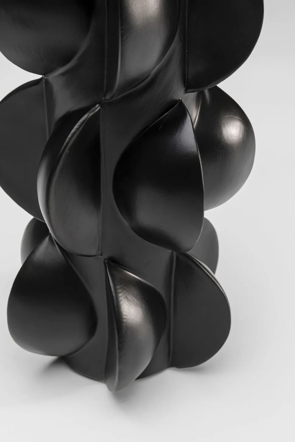 Vase Viento Schwarz 35cm