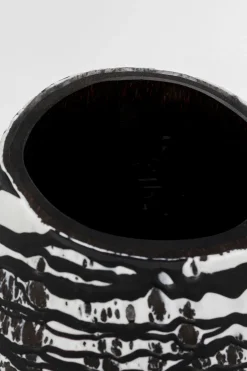 Vase Volante Schwarz 27cm