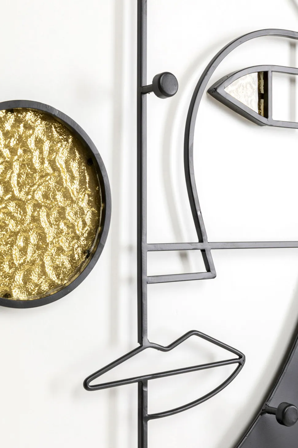 Wandgarderobe Art Girl Face 60x90cm