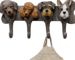 Wandgarderobe Dog Family 31cm