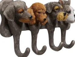 Wandgarderobe Dog Family 31cm