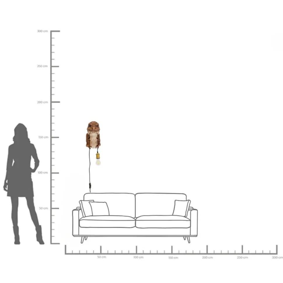 Wandleuchte Animal Dino 36cm