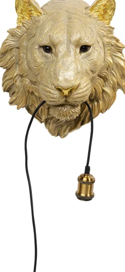 Wandleuchte Animal Tiger Head 34cm