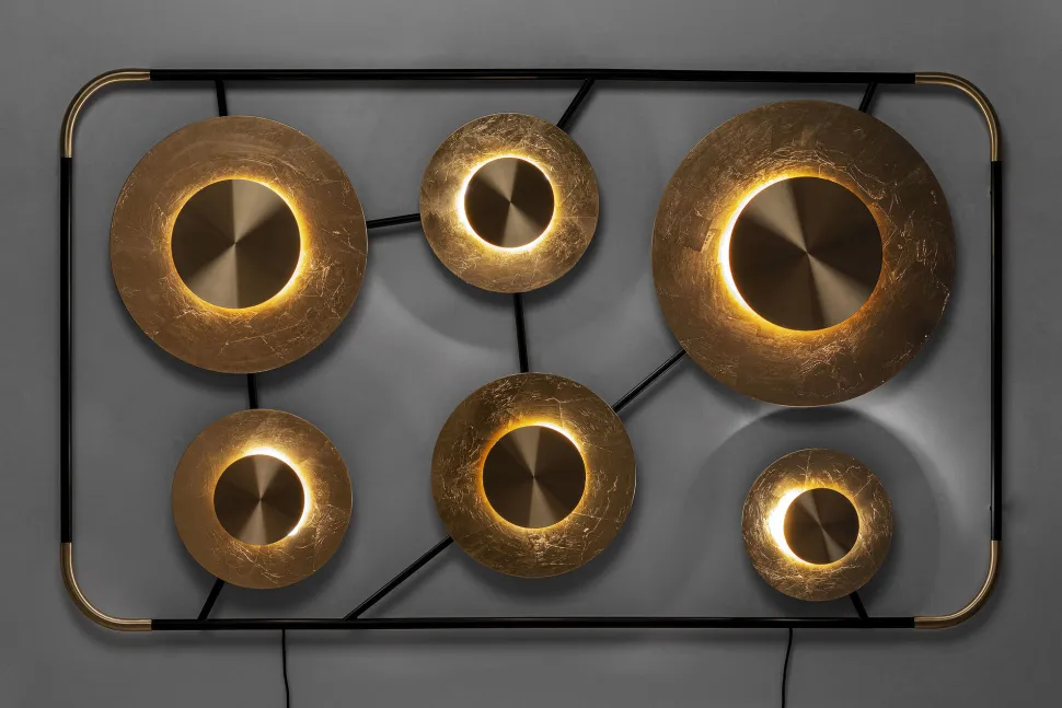 Wandleuchte Disc 6er