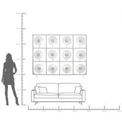 Wandleuchte Ufo 12er