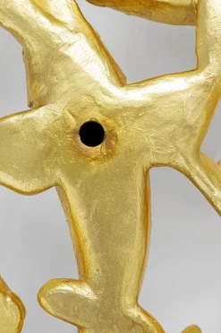 Wandobjekt School of Koi Gold Ø160cm