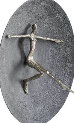 Wandobjekt Umano Silber Ø60cm