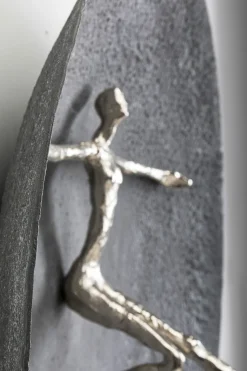 Wandobjekt Umano Silber Ø60cm