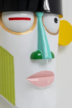 Wandobjekt Wink Schwarz 28x48cm