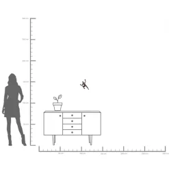 Wandschmuck Climber 14x23cm