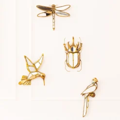 Wandschmuck Dragonfly Mirror 27x35cm