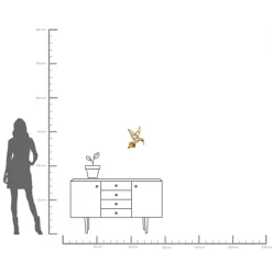 Wandschmuck Hummingbird Mirror 27x32cm