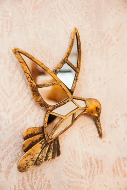 Wandschmuck Hummingbird Mirror 27x32cm