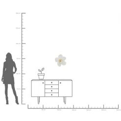 Wandschmuck Orchid Weiß 44