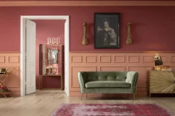 Wandschmuck Ostrich Gold 19x72cm