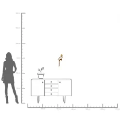 Wandschmuck Parrot Mirror 15x43cm