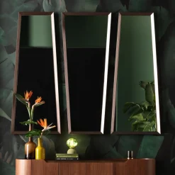 Wandspiegel Arezzo Coffee Trapez 65(45)x160cm