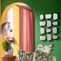 Wandspiegel Nastro Schwarz 80x114cm