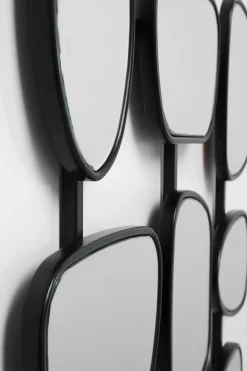 Wandspiegel Nastro Schwarz 80x114cm